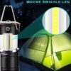 Lampka turystyczna biwakowa LED latarka 3w1