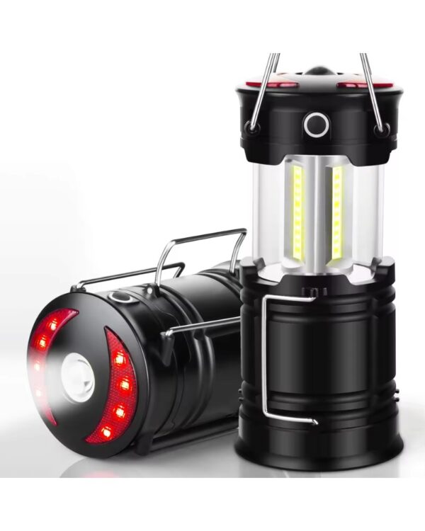 Lampka turystyczna biwakowa LED latarka 3w1