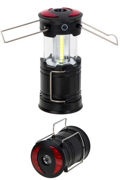 Lampka turystyczna biwakowa LED latarka 3w1