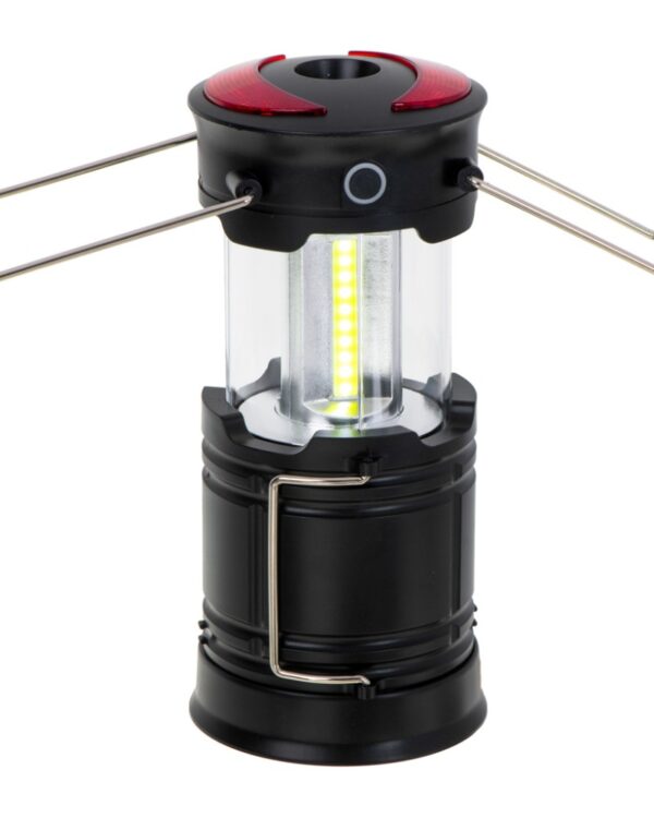 Lampka turystyczna biwakowa LED latarka 3w1