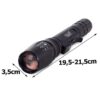 Latarka taktyczna Bailong Zoom Led Cree xm-l3-u3
