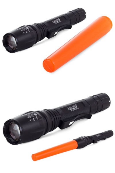 Latarka taktyczna bailong zoom led cree xm-l3-u3