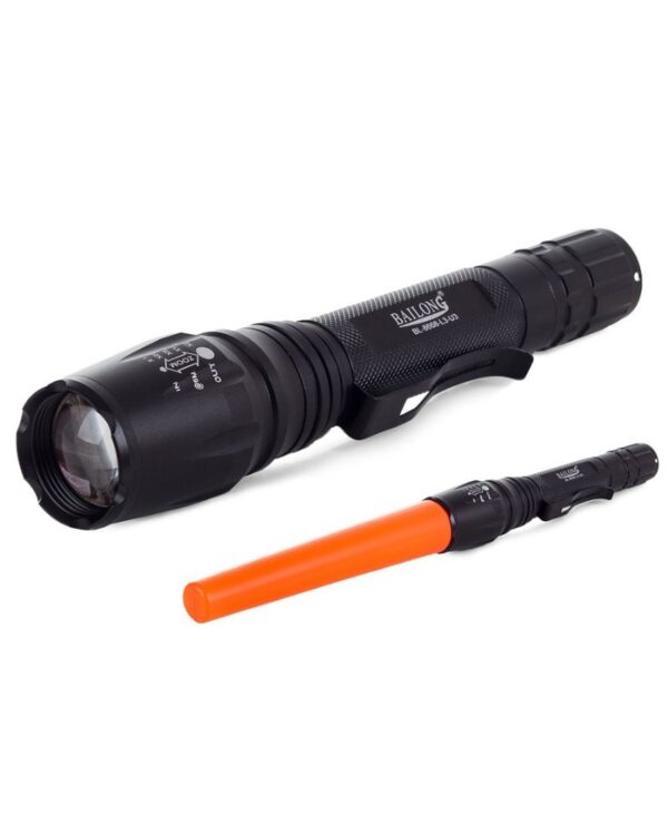 Latarka taktyczna Bailong Zoom Led Cree xm-l3-u3