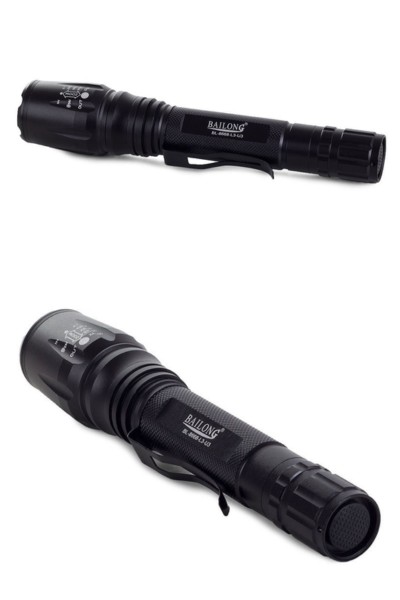 Latarka taktyczna bailong zoom led cree xm-l3-u3