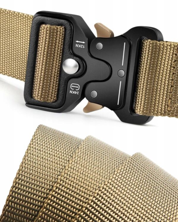 Pas taktyczny militarny wojskowy survival z klamrą Quick Release