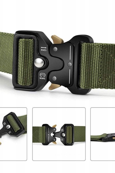 Pas taktyczny militarny wojskowy survival z klamrą Quick Release