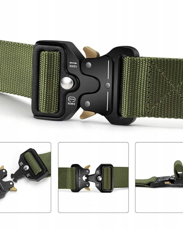 Pas taktyczny militarny wojskowy survival z klamrą Quick Release