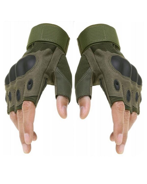 Rękawice taktyczne bez palców wojskowe survival