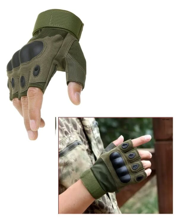 Rękawice taktyczne bez palców wojskowe survival