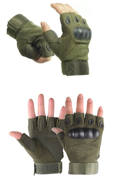 Rękawice taktyczne bez palców wojskowe survival