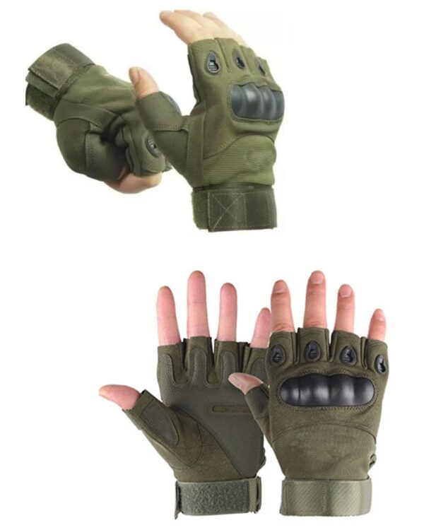 Rękawice taktyczne bez palców wojskowe survival