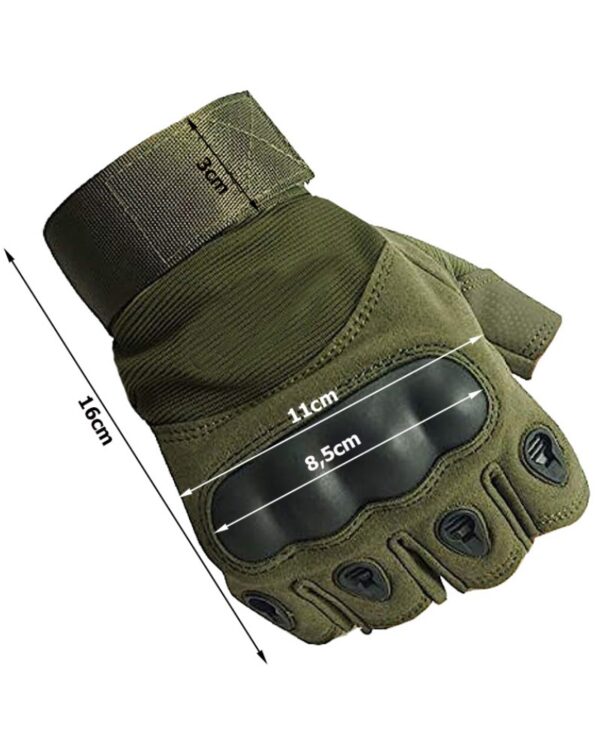 Rękawice taktyczne bez palców wojskowe survival