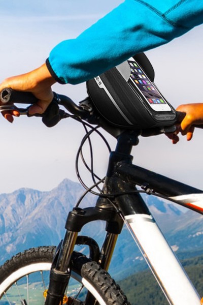 Wodoodporna sakwa rowerowa na telefon torba uchwyt