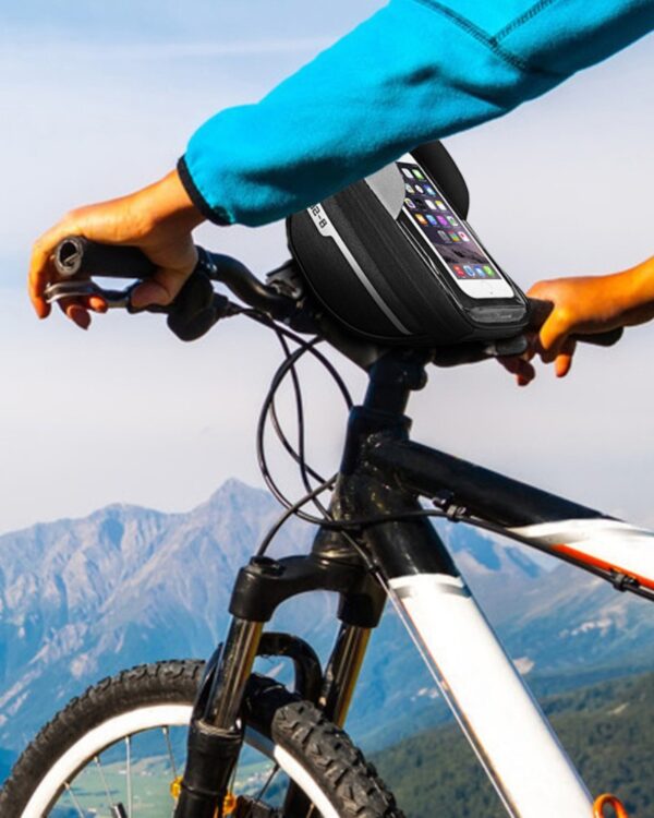 Wodoodporna sakwa rowerowa na telefon torba uchwyt
