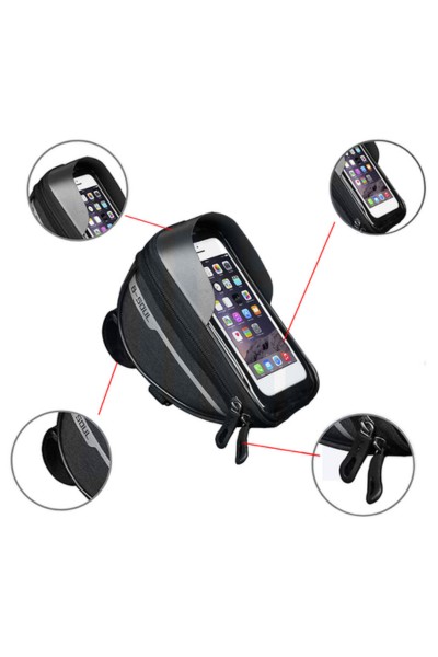 Wodoodporna sakwa rowerowa na telefon torba uchwyt