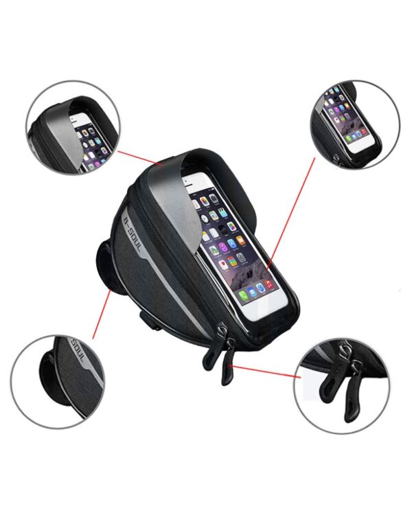 Wodoodporna sakwa rowerowa na telefon torba uchwyt