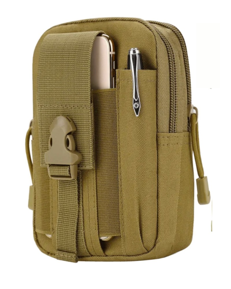saszetka taktyczna khaki+ pas taktyczny khaki
