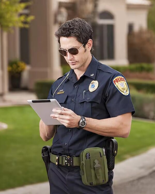 saszetka taktyczna zielony+ pas taktyczny zielony