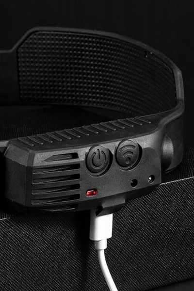 Latarka czołowa LED XPE + COB akumulatorowa z czujnikiem ruchu