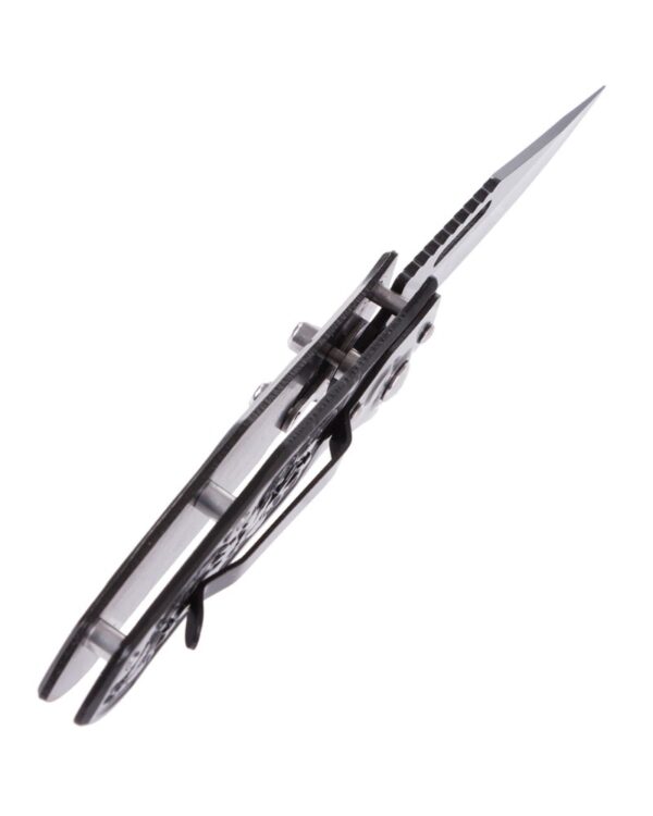 Nóż scyzoryk składany stalowy survival