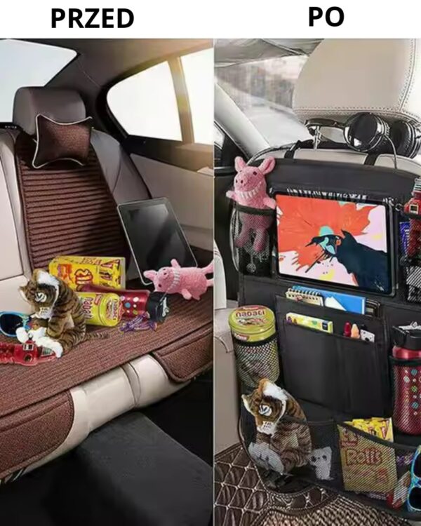 Organizer na fotel samochodowy ochraniacz uniwersalny
