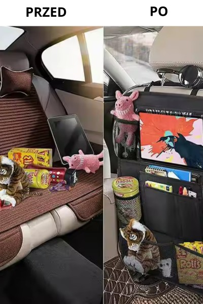 Organizer na fotel samochodowy ochraniacz uniwersalny