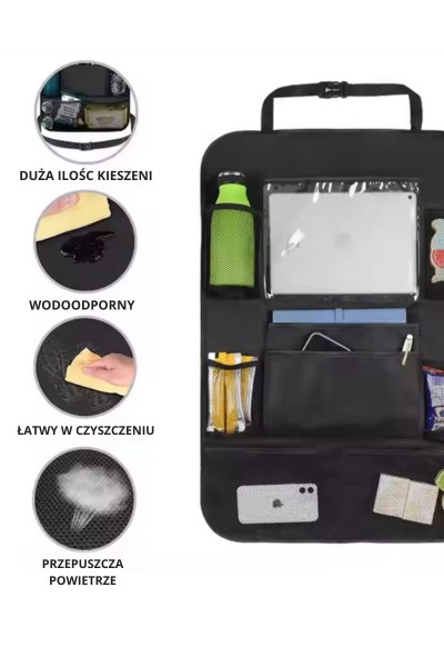 Organizer na fotel samochodowy ochraniacz uniwersalny