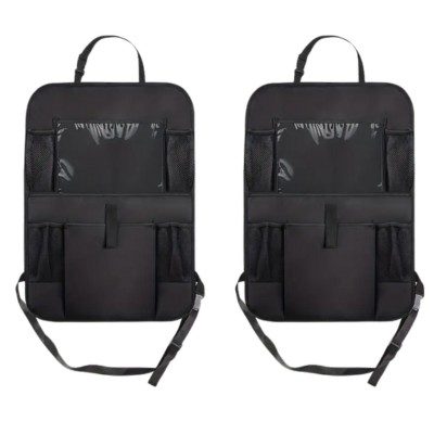 ZESTAW Organizer na fotel samochodowy ochraniacz uniwersalny